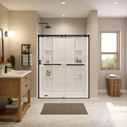 Maax Interflo 6030 Acrylic Alcove Five-piece Shower in White
