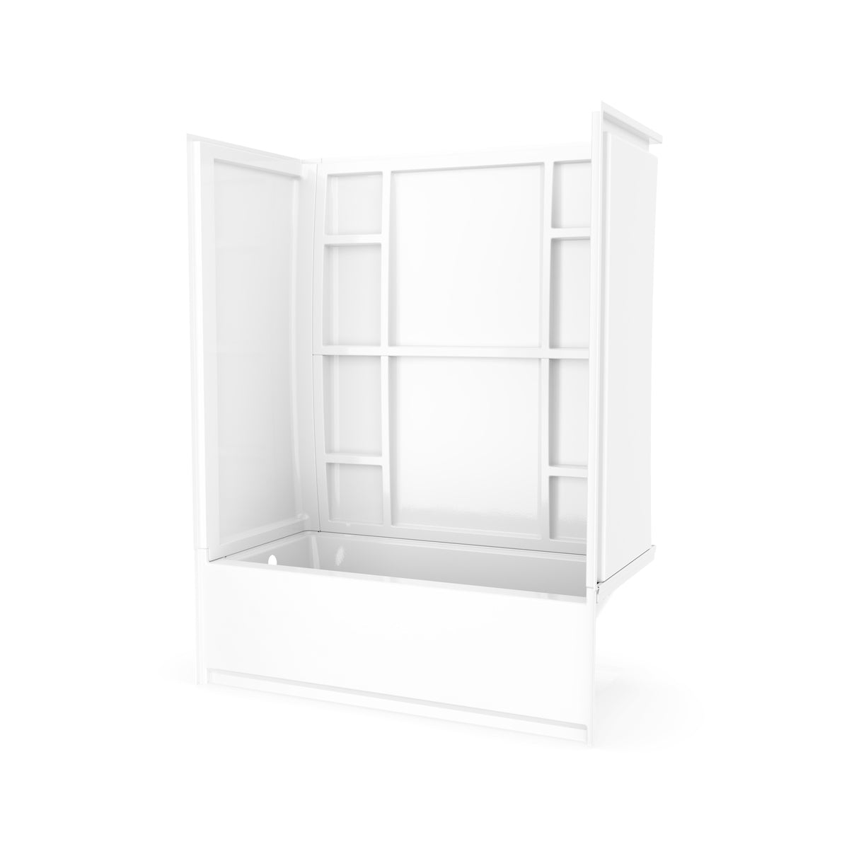 Maax Interflo 6030 Acrylic Alcove Five-piece Tub Shower in White - image 3