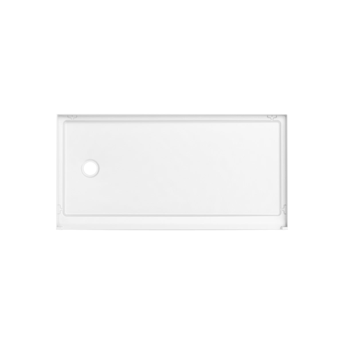 Maax Interflo 6030 Acrylic Alcove Shower Base in White - image 2