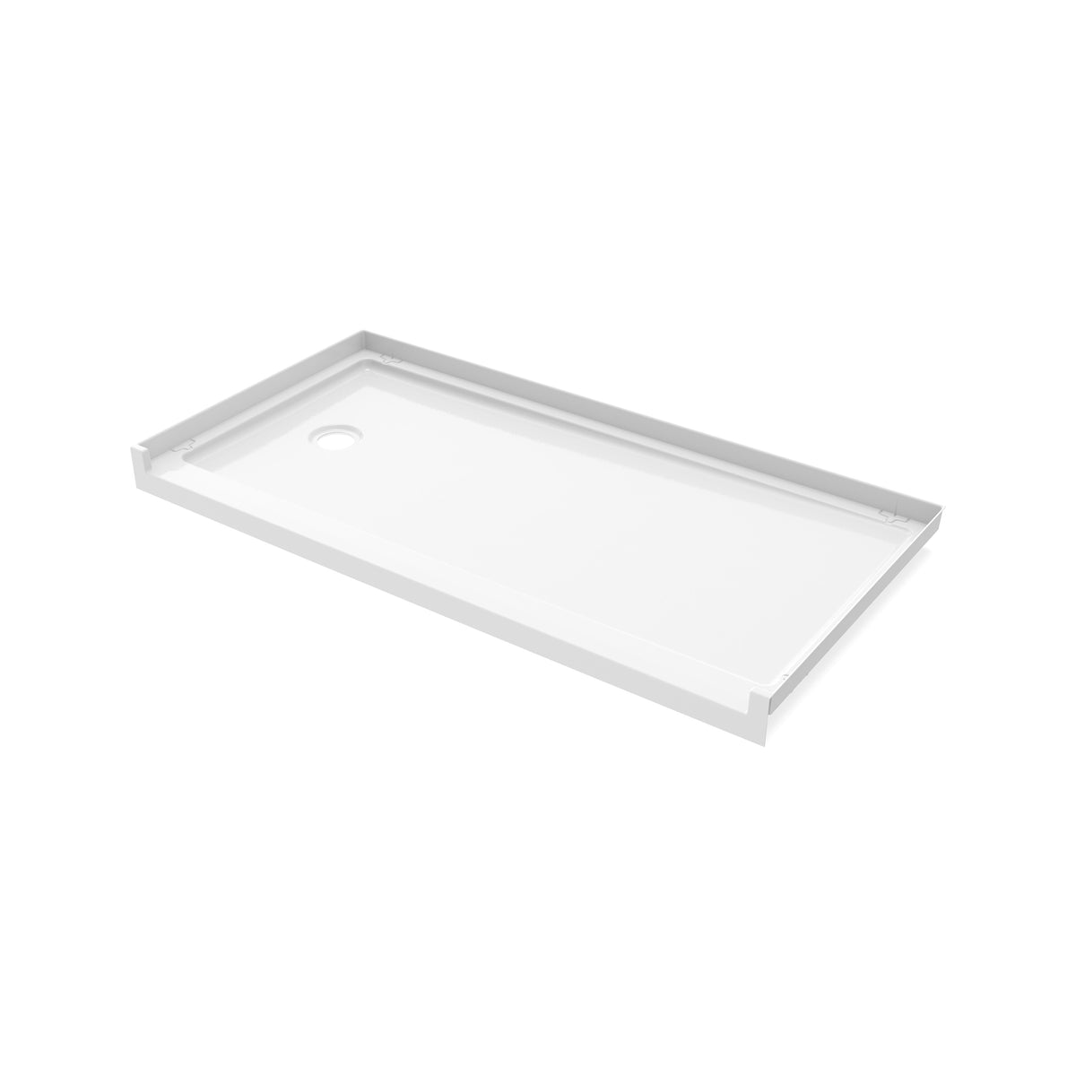 Maax Interflo 6030 Acrylic Alcove Shower Base in White - image 3