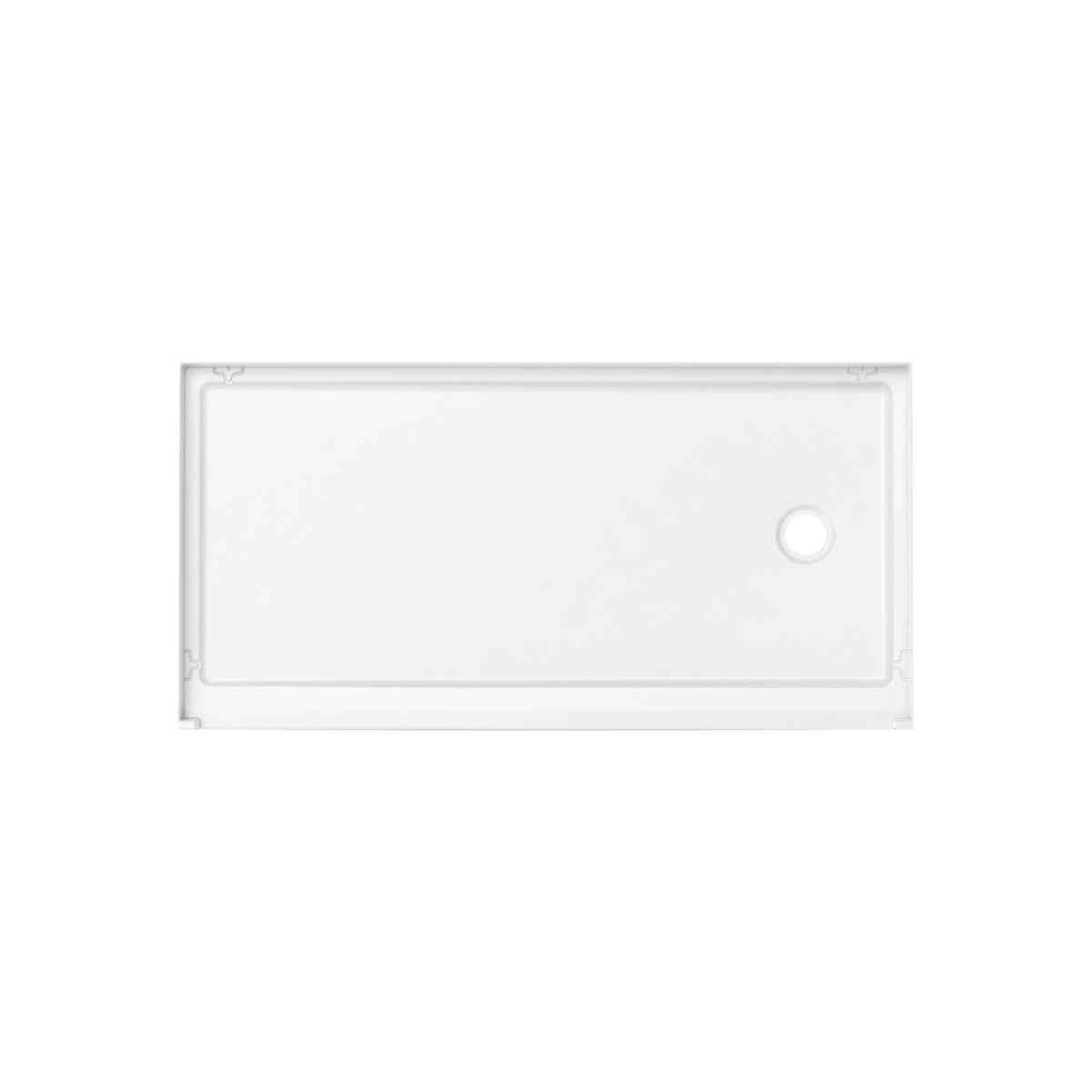 Maax Interflo 6030 Acrylic Alcove Shower Base in White - image 7