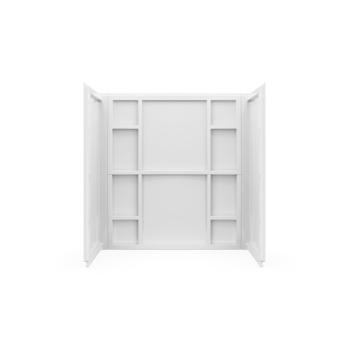 Maax Interflo 6030 Direct-to-stud 4-piece Alcove Tub Wall Kit in White - image 2