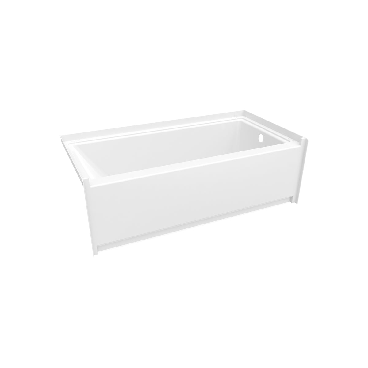 Maax Interflo 6030 IFS Acrylic Alcove Bathtub in White - image 8