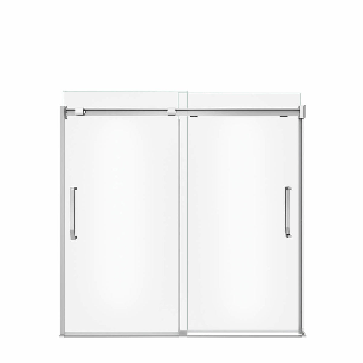 Maax Inverto 56-59 x 55 ½-59 in 8mm Bypass Tub Door for Alcove Installation - image 2