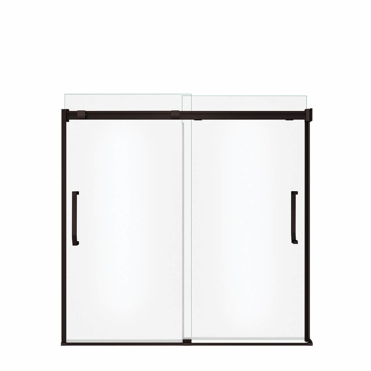 Maax Inverto 56-59 x 55 ½-59 in 8mm Bypass Tub Door for Alcove Installation - image 4