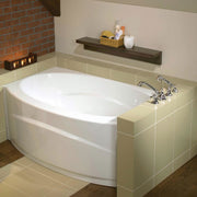Maax Islander AFR 60 x 38 Acrylic Alcove Bathtub in White