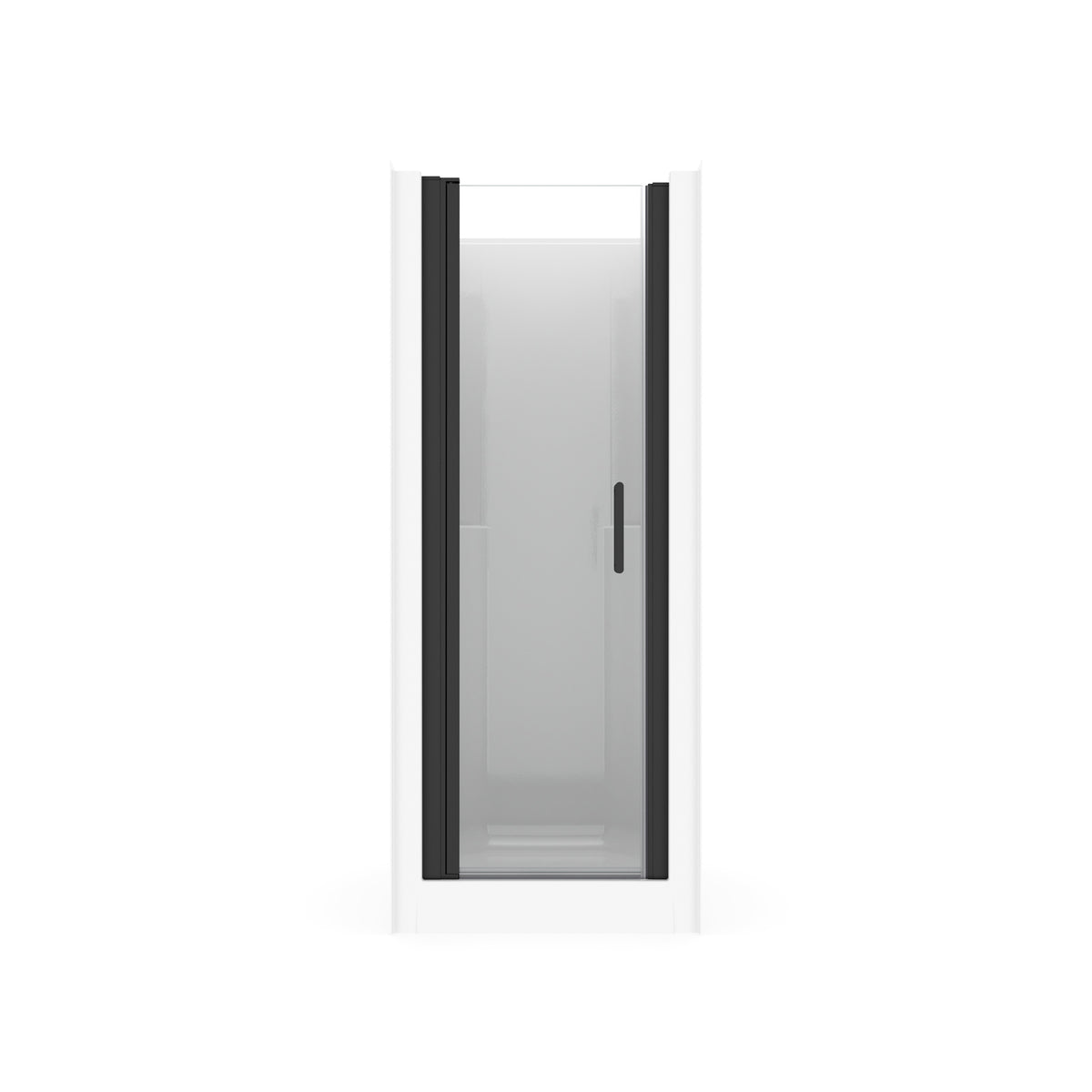 Maax Jasmin Sleek DI 30 x 32 AcrylX Alcove Center Drain One-Piece Shower in White with Clear Shower Door - image 12