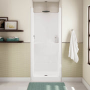 Maax Jupiter F32 32 x 33 AcrylX Alcove Center Drain One-Piece Shower in White