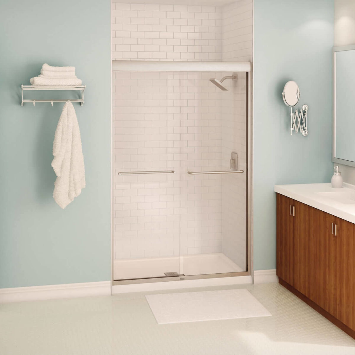 Maax Kameleon SC 43-47 x 71 in 8 mm Bypass Shower Door for Alcove Installation - image 10
