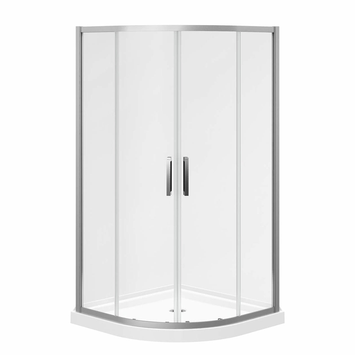 Maax Kassia 38 x 38 Acrylic Center Drain Shower Kit in White - image 3