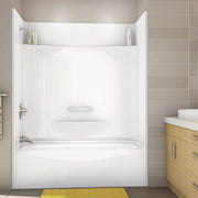 Maax KDTS 3060 AcrylX Alcove Four-Piece Tub Shower in White