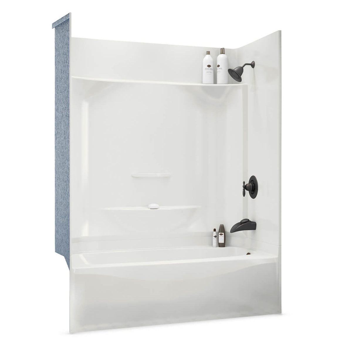Maax KDTS 3260 AcrylX Alcove Four-Piece Tub Shower in White - image 3
