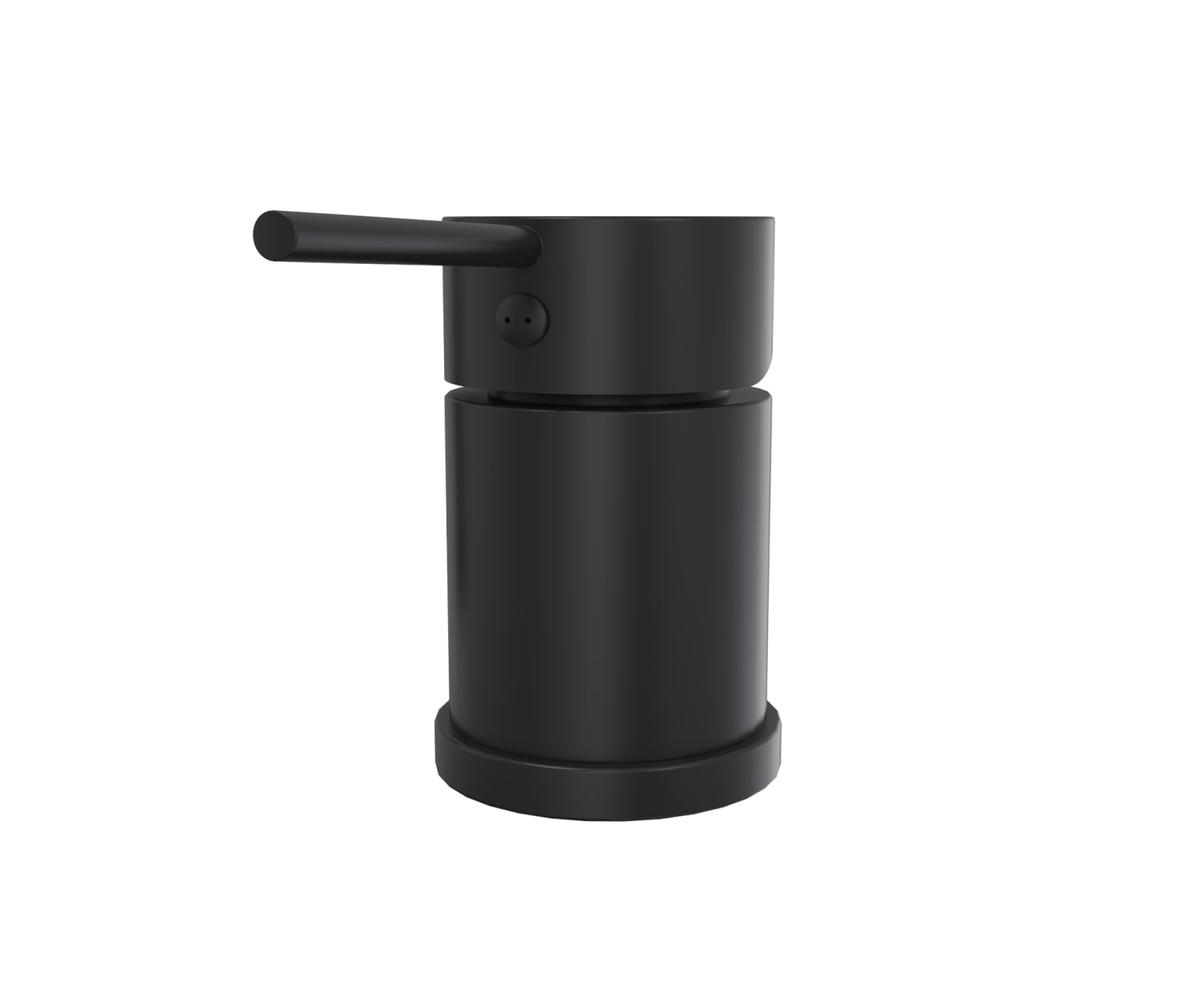 Keros Deckmounted Tub Faucet with Handshower in Matte Black - Plumbing Market
