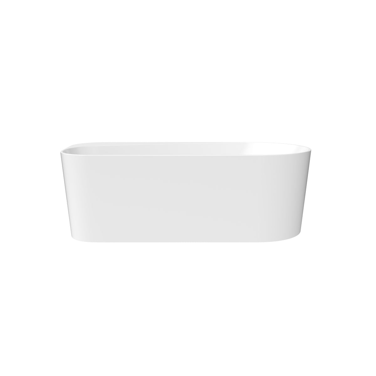 Maax Kuja 6732 Acrylic Freestanding End Drain Bathtub in White - image 3