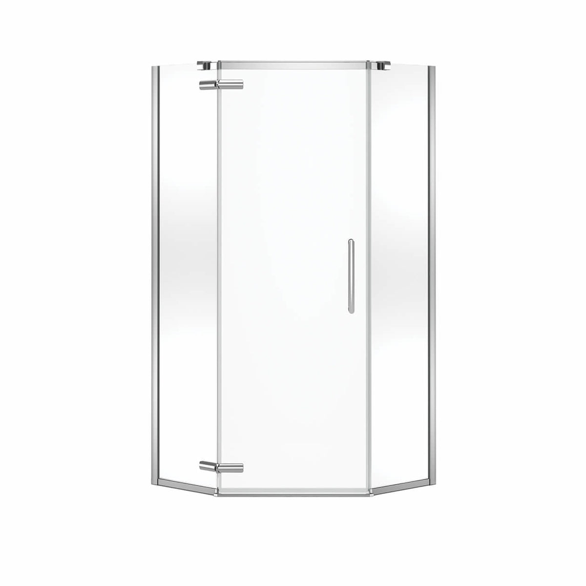 Maax Link Curve Neo-angle 40 x 40 x 75 in 8mm Pivot Shower Door for Corner Installation - image 3