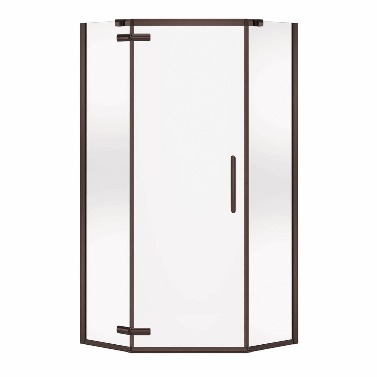 Maax Link Curve Neo-angle 40 x 40 x 75 in 8mm Pivot Shower Door for Corner Installation - image 5