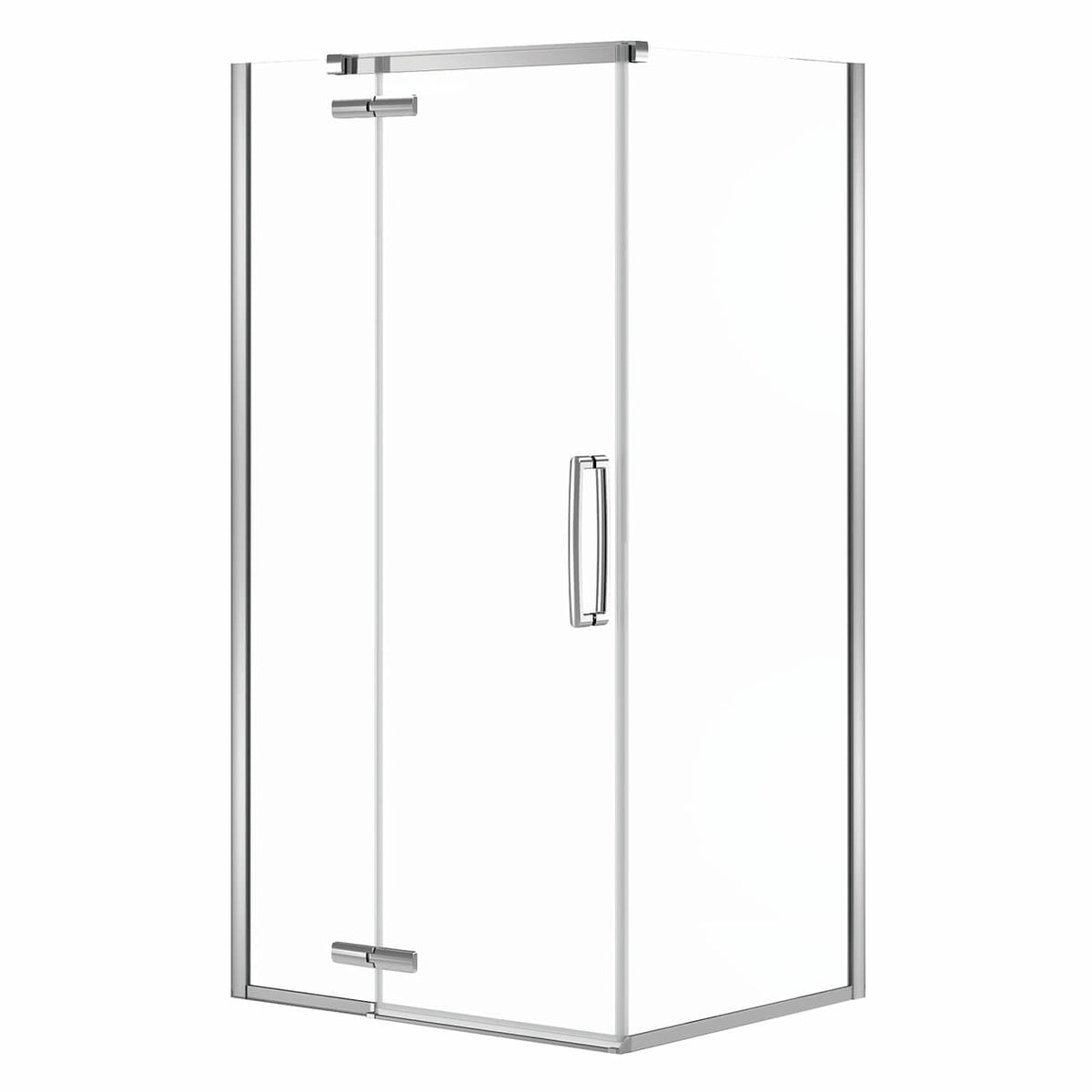 Maax Link Curve Rectangular 42 x 34 x 75 in 8mm Pivot Shower Door for Corner Installation - image 3