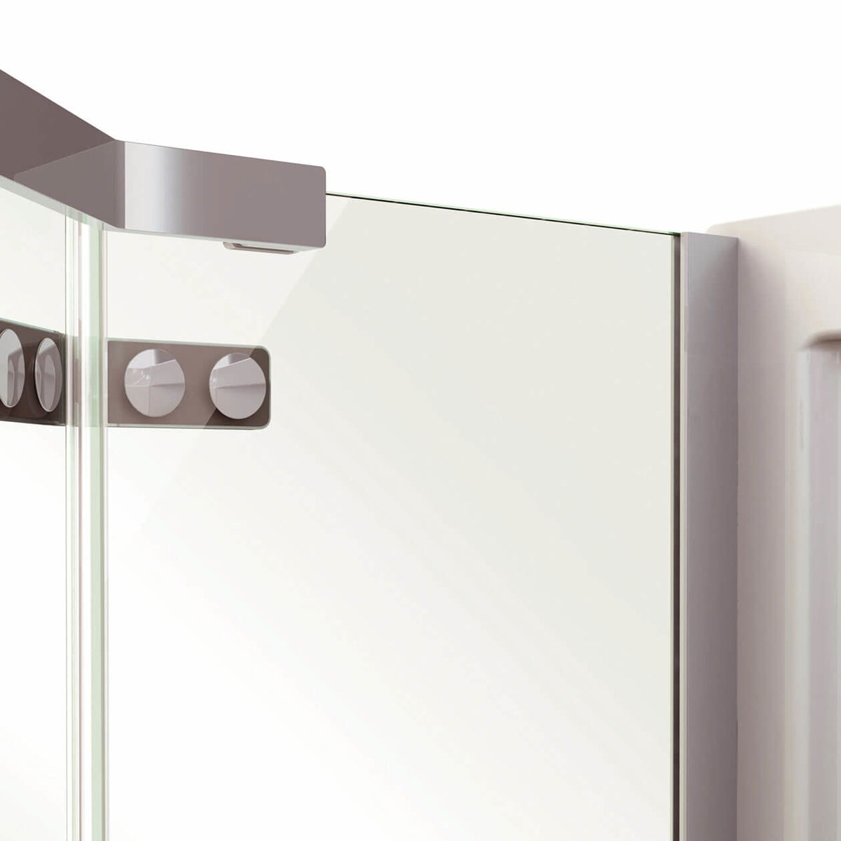 Maax Link Neo-angle 40 x 40 x 75 in 8mm Pivot Shower Door for Corner Installation - image 2