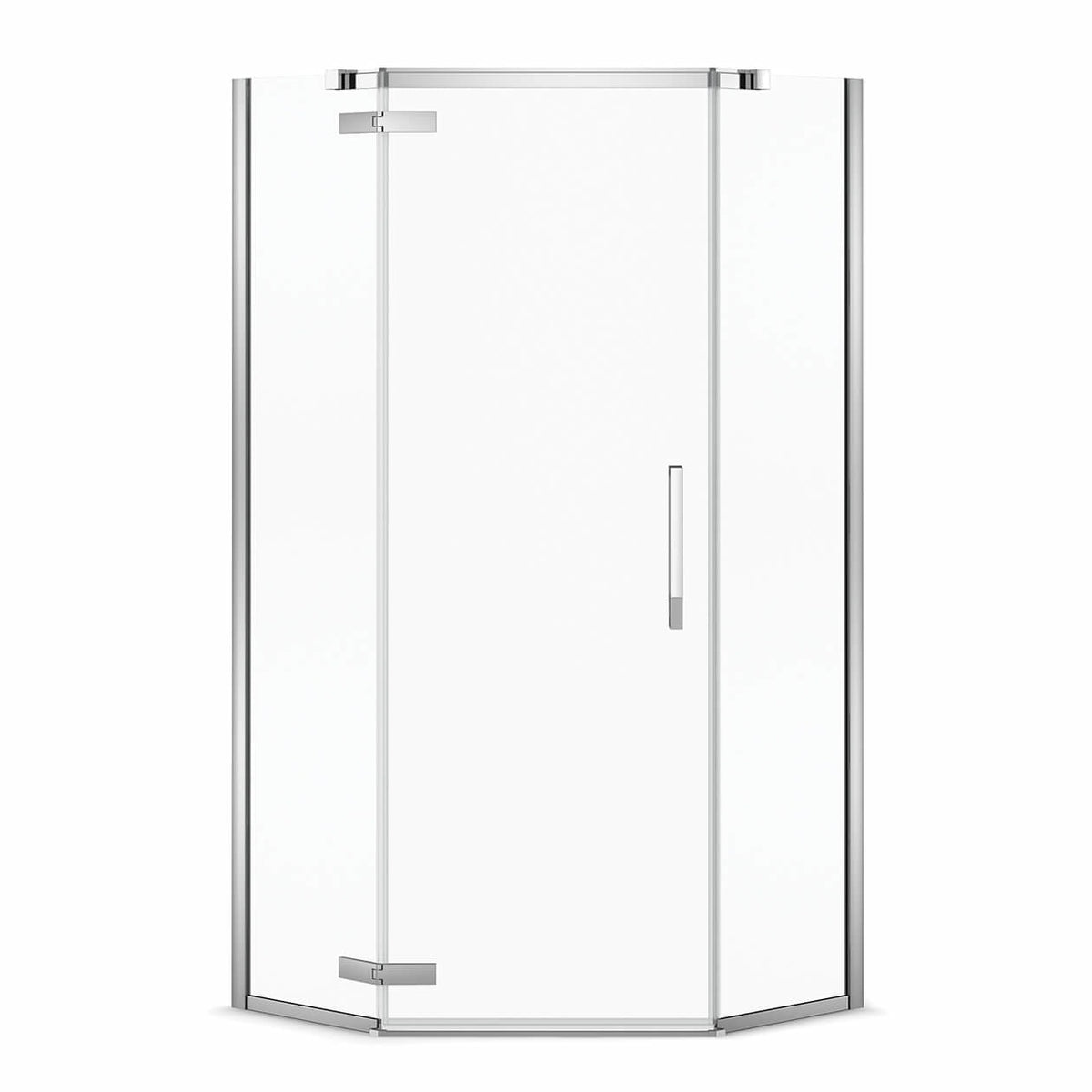 Maax Link Neo-angle 40 x 40 x 75 in 8mm Pivot Shower Door for Corner Installation - image 3