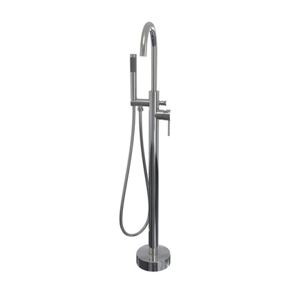 Linosa Freestanding Tub Faucet with Handshower in Chrome - Plumbing Market
