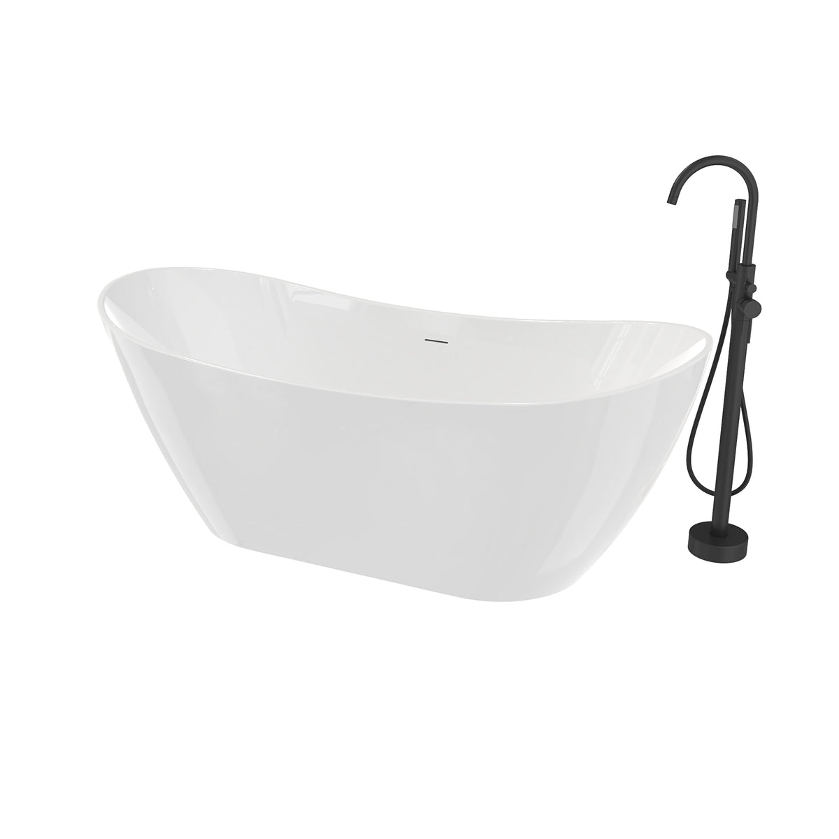 Maax Linosa Freestanding Tub Faucet with Handshower - image 10