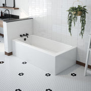 Maax Mackenzie Corner Access 6030 AFR AcrylX Corner Bathtub in White