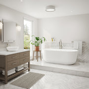 Maax Malindi 67 x 30 Acrylic Freestanding Oval Center Drain Bathtub in White