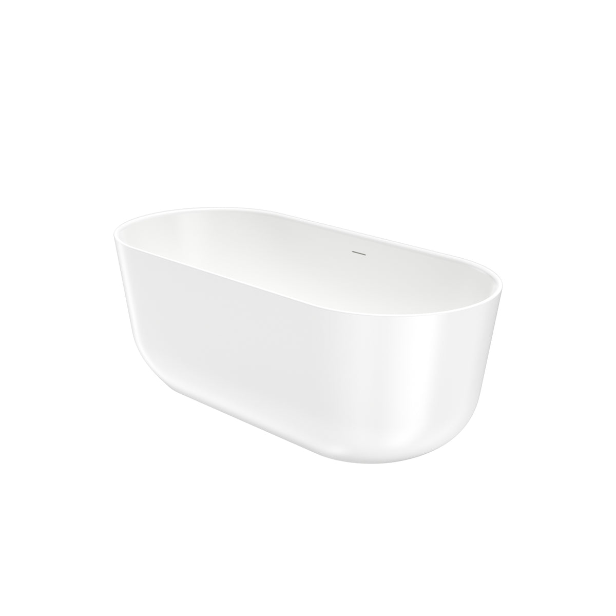 Maax Malindi 67 x 30 Acrylic Freestanding Oval Center Drain Bathtub in White - image 4