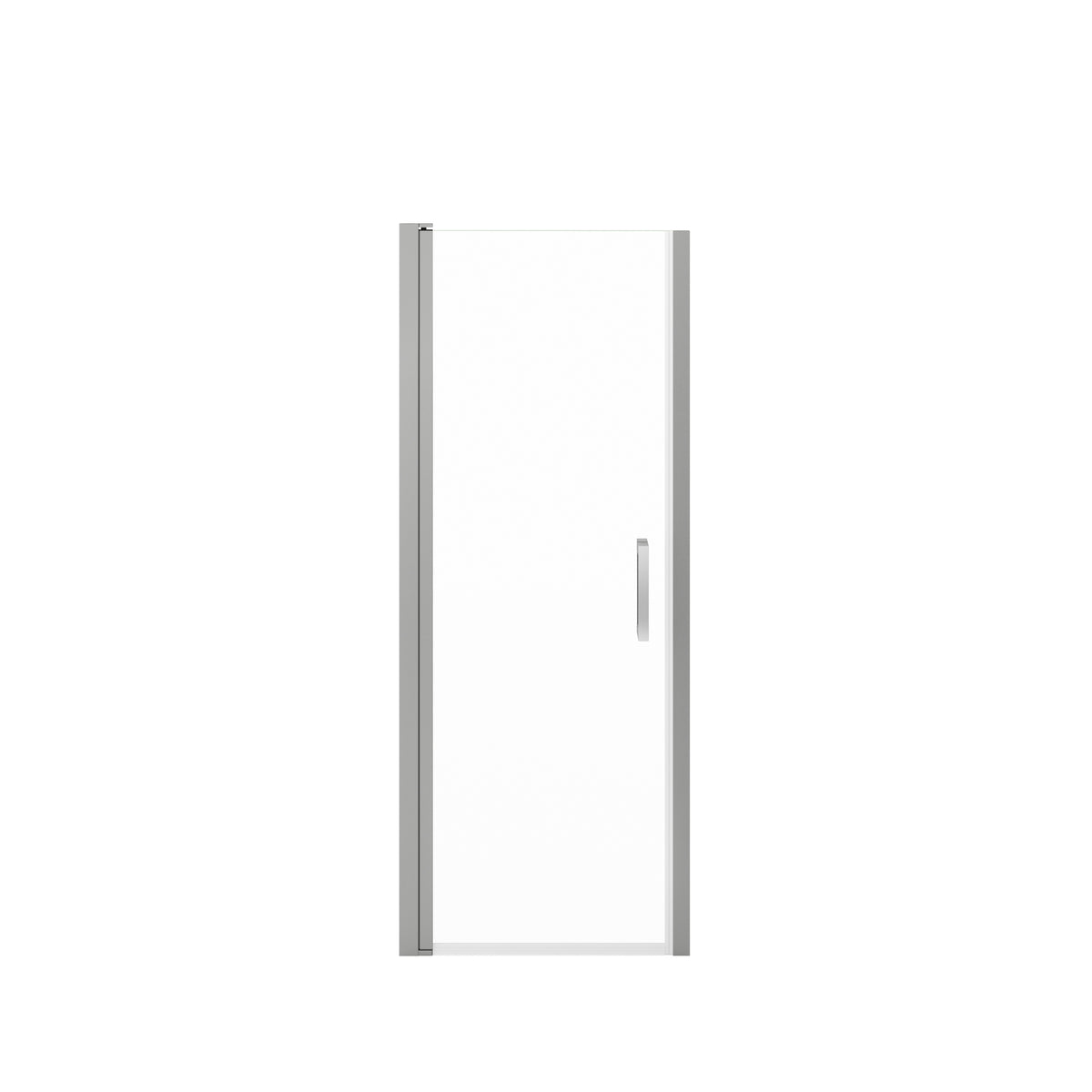 Maax Manhattan 23-25 x 68 in 6 mm Pivot Shower Door for Alcove Installation with Clear glass & Round Handle - image 5