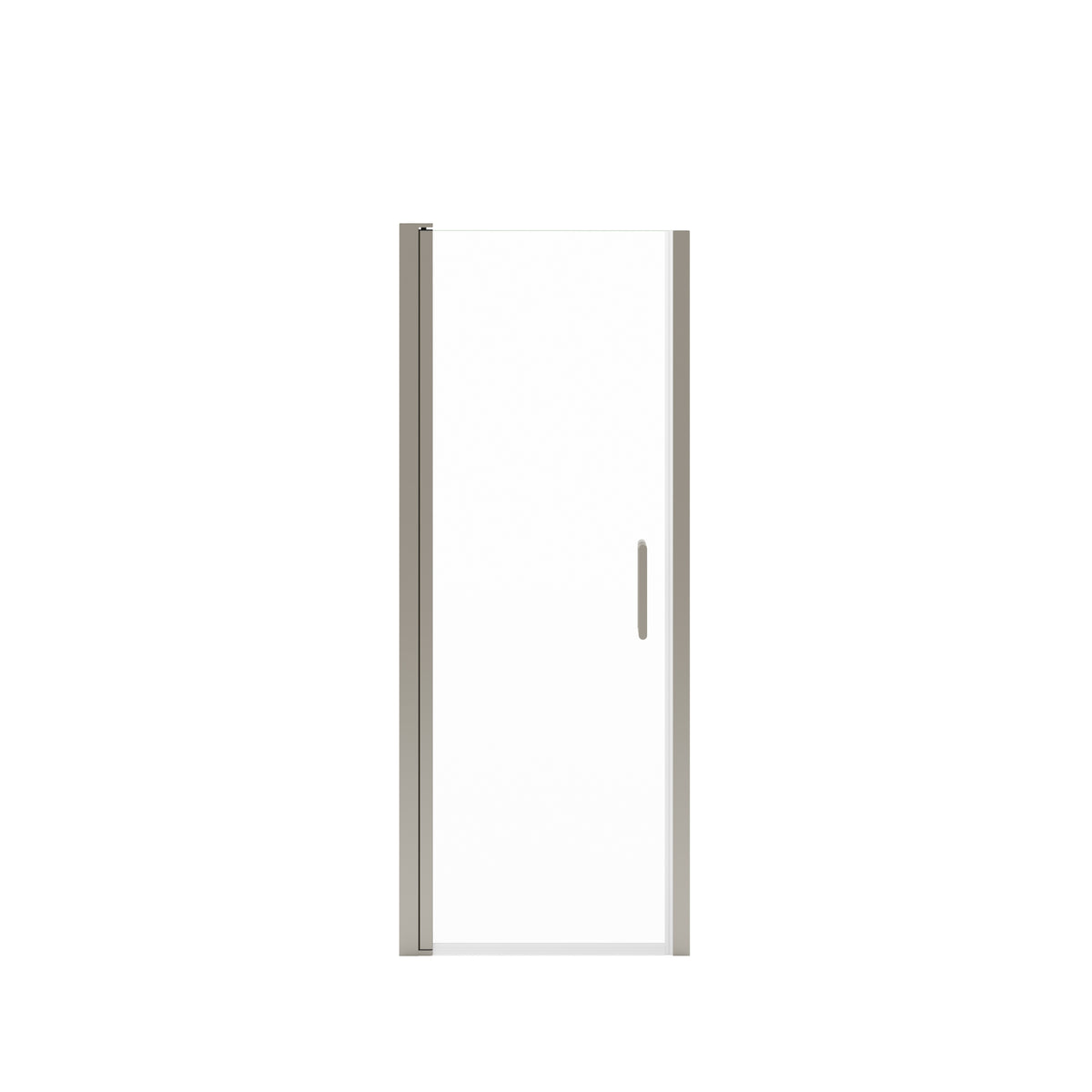 Maax Manhattan 23-25 x 68 in 6 mm Pivot Shower Door for Alcove Installation with Clear glass & Round Handle - image 8