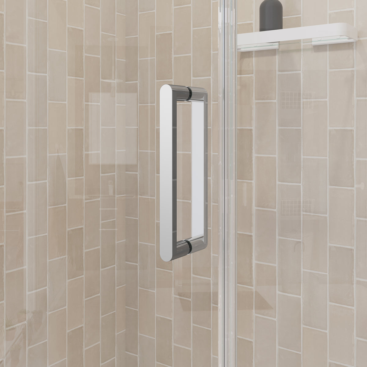 Maax Manhattan 39-41 x 68 in 6 mm Pivot Shower Door for Alcove Installation with Clear glass & Square Handle - image 3