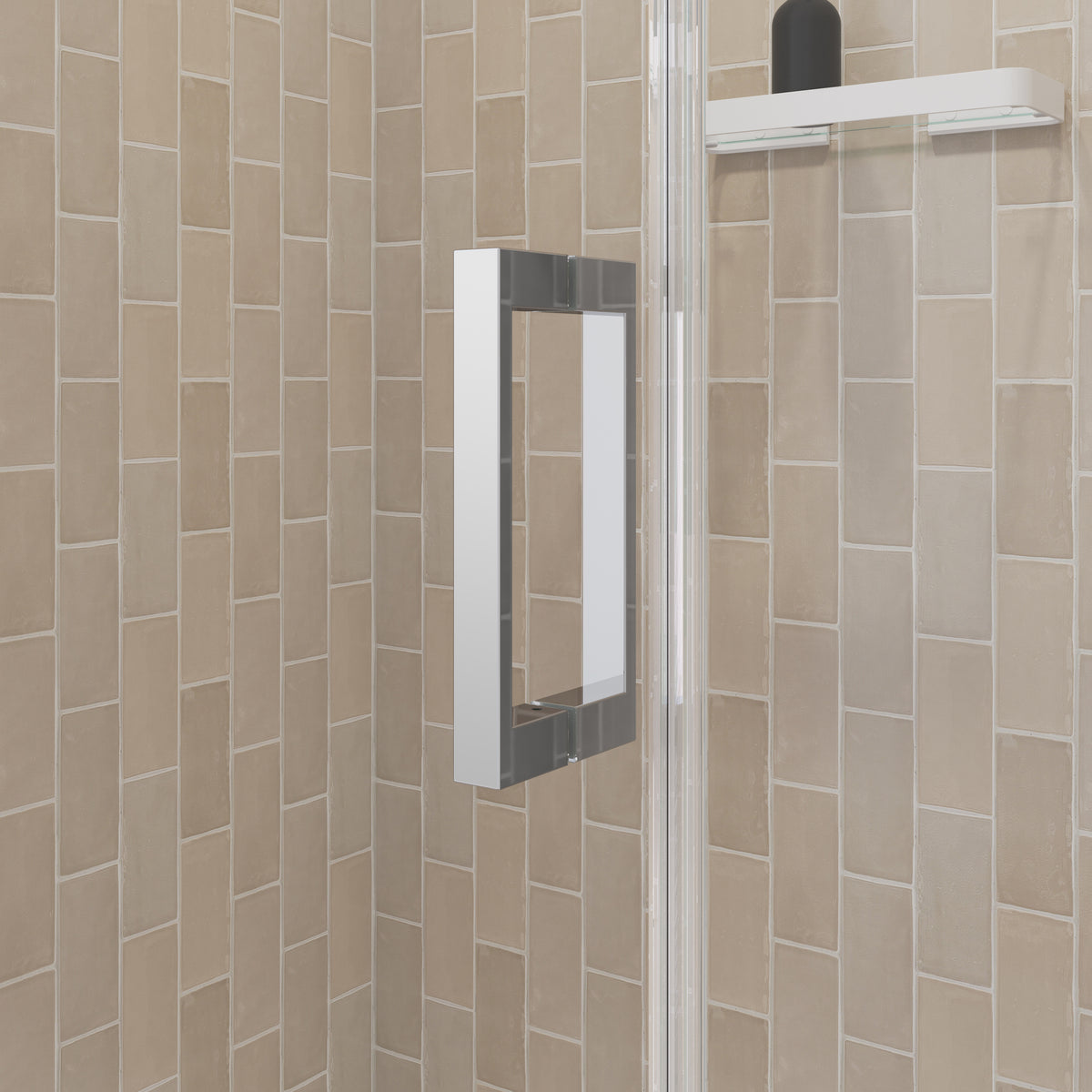 Maax Manhattan 39-41 x 68 in 6 mm Pivot Shower Door for Alcove Installation with Clear glass & Square Handle - image 6