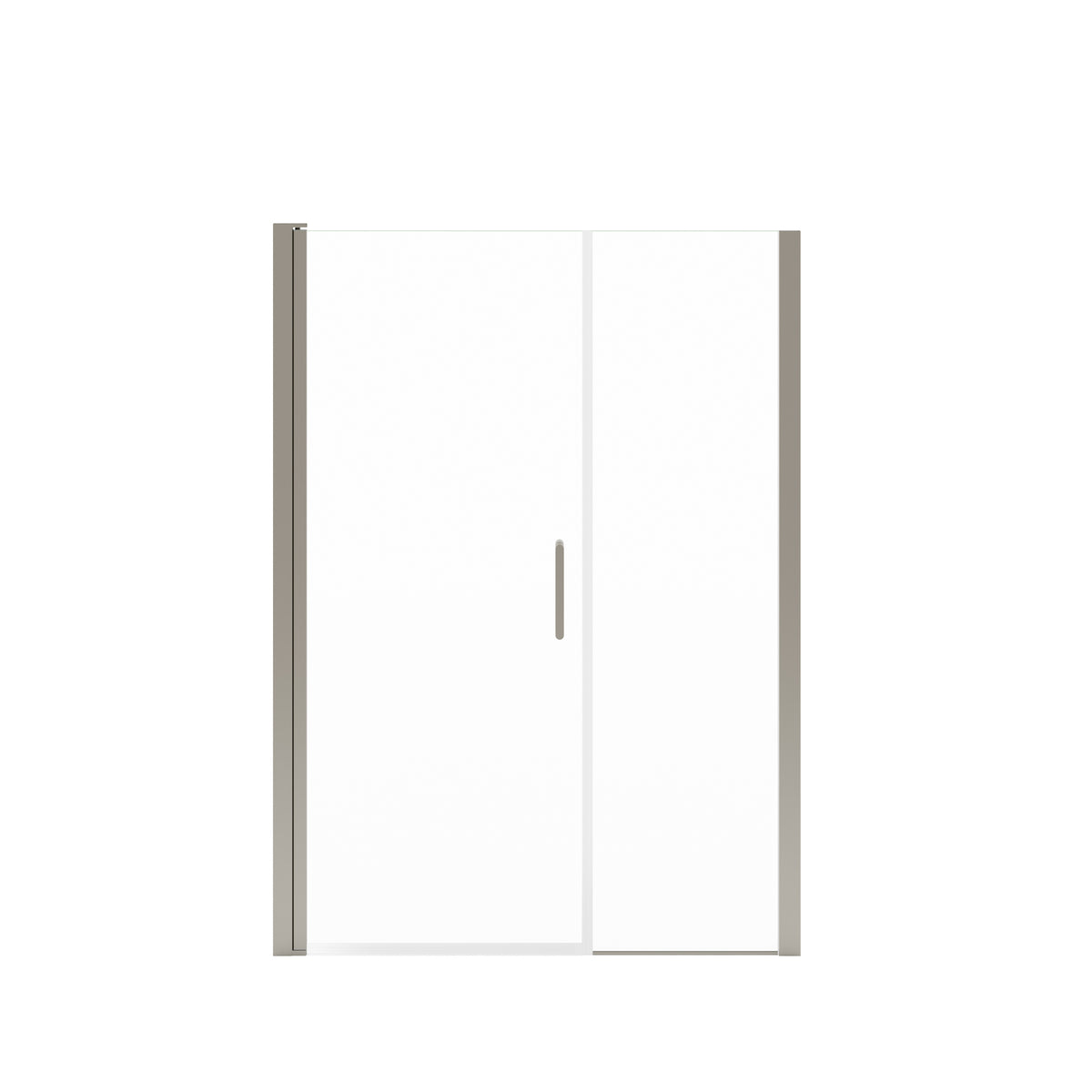 Maax Manhattan 51-53 x 68 in 6 mm Pivot Shower Door for Alcove Installation with Clear glass & Square Handle - image 6