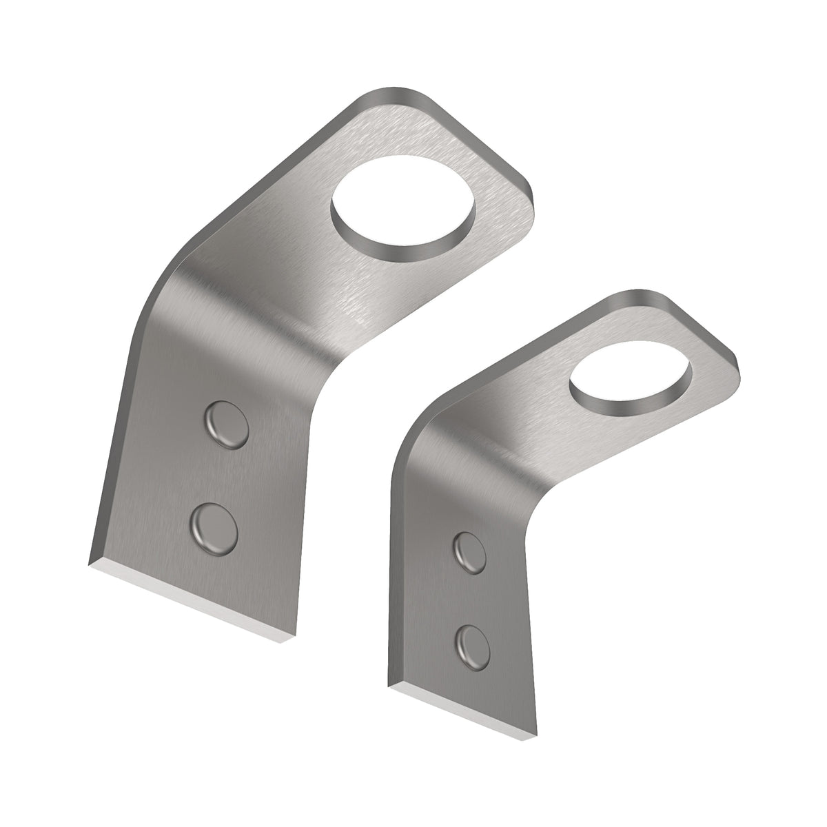 Maax Manhattan Bottle Holder - Pack of 2 in Brushed Chrome
