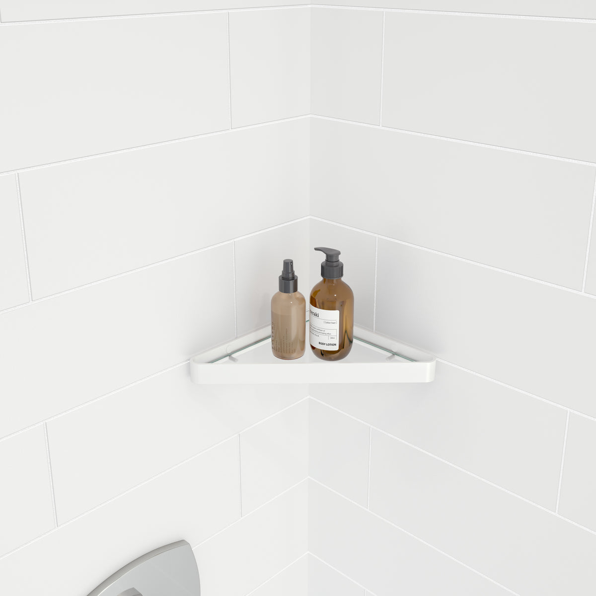 Maax Manhattan Corner Shelf with Glass - image 7