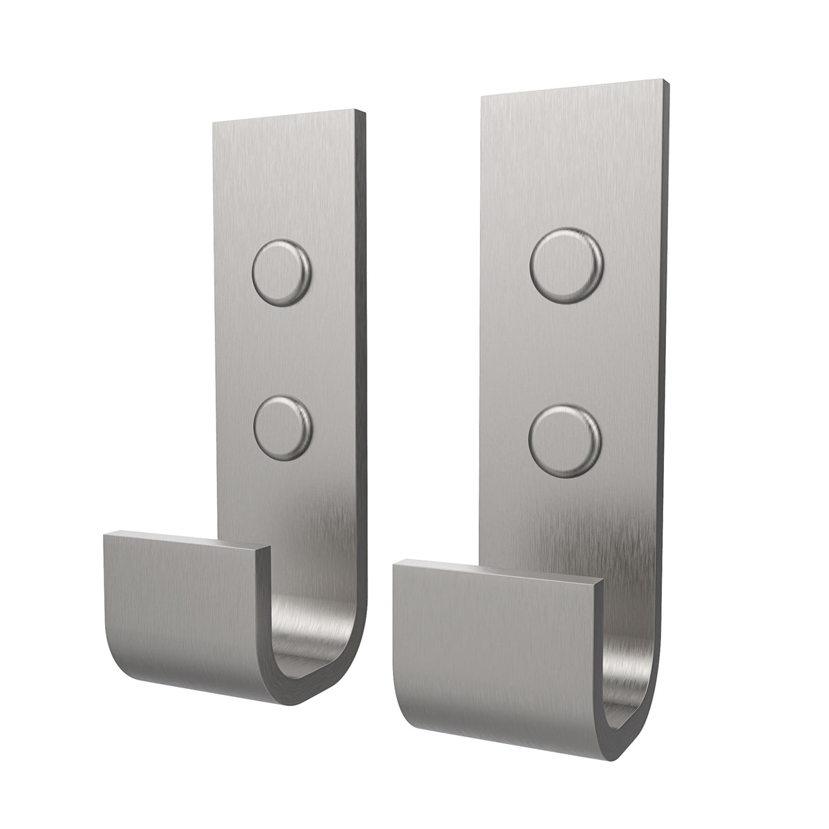 Maax Manhattan Hook - Pack of 2 in Brushed Chrome