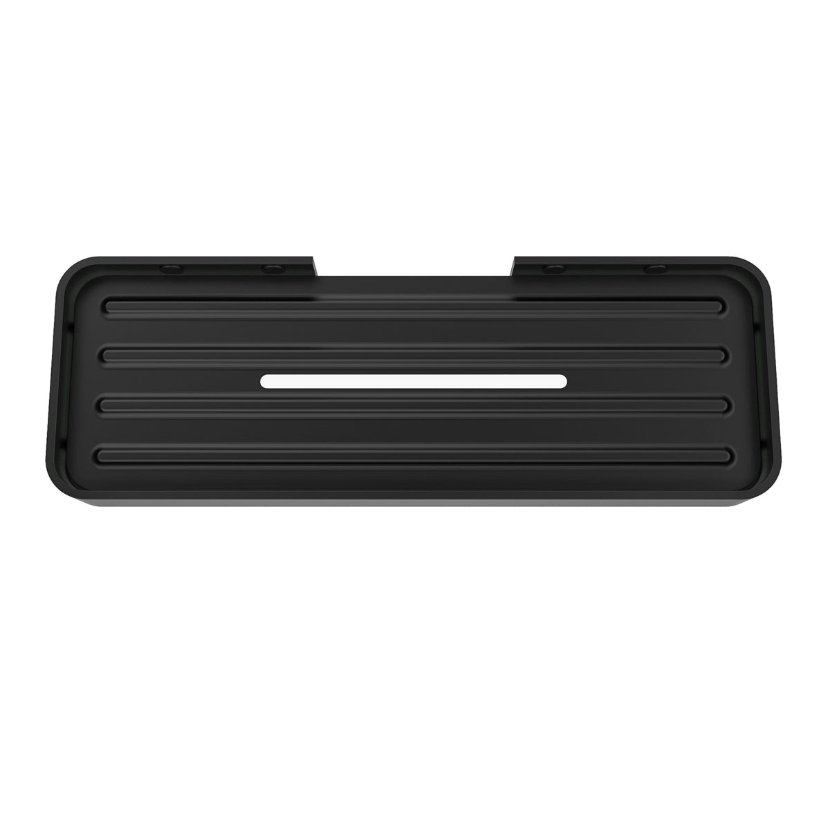 Maax Manhattan Rectangular Shelf with Soap Tray in Matte Black - image 4
