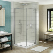 Maax ModulR 36 x 36 x 78 in 8mm Pivot Shower Door for Corner Installation
