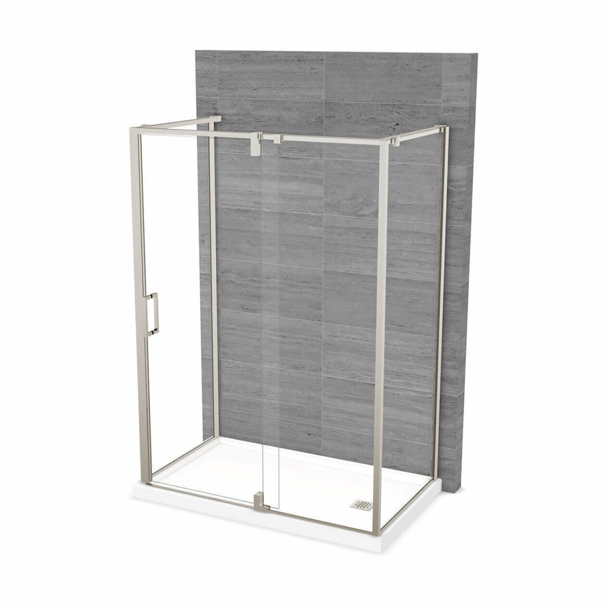 Maax ModulR 60 x 32 x 78 in 8mm Pivot Shower Door for Wall-mount Installation - image 6