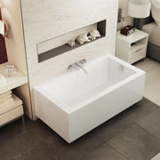 Maax ModulR 6032 (Without Armrests) Acrylic Wall Mounted Bathtub in White