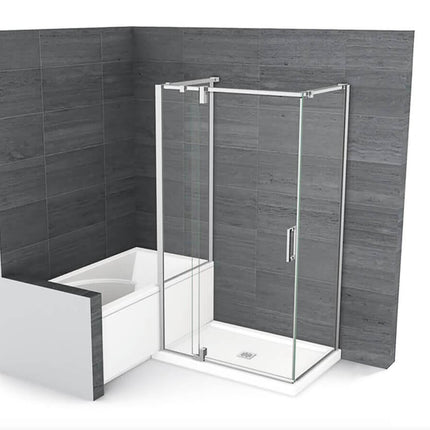 ModulR 6032 (With Armrests) Acrylic Drop-in End Drain Bathtub in White - Plumbing Market