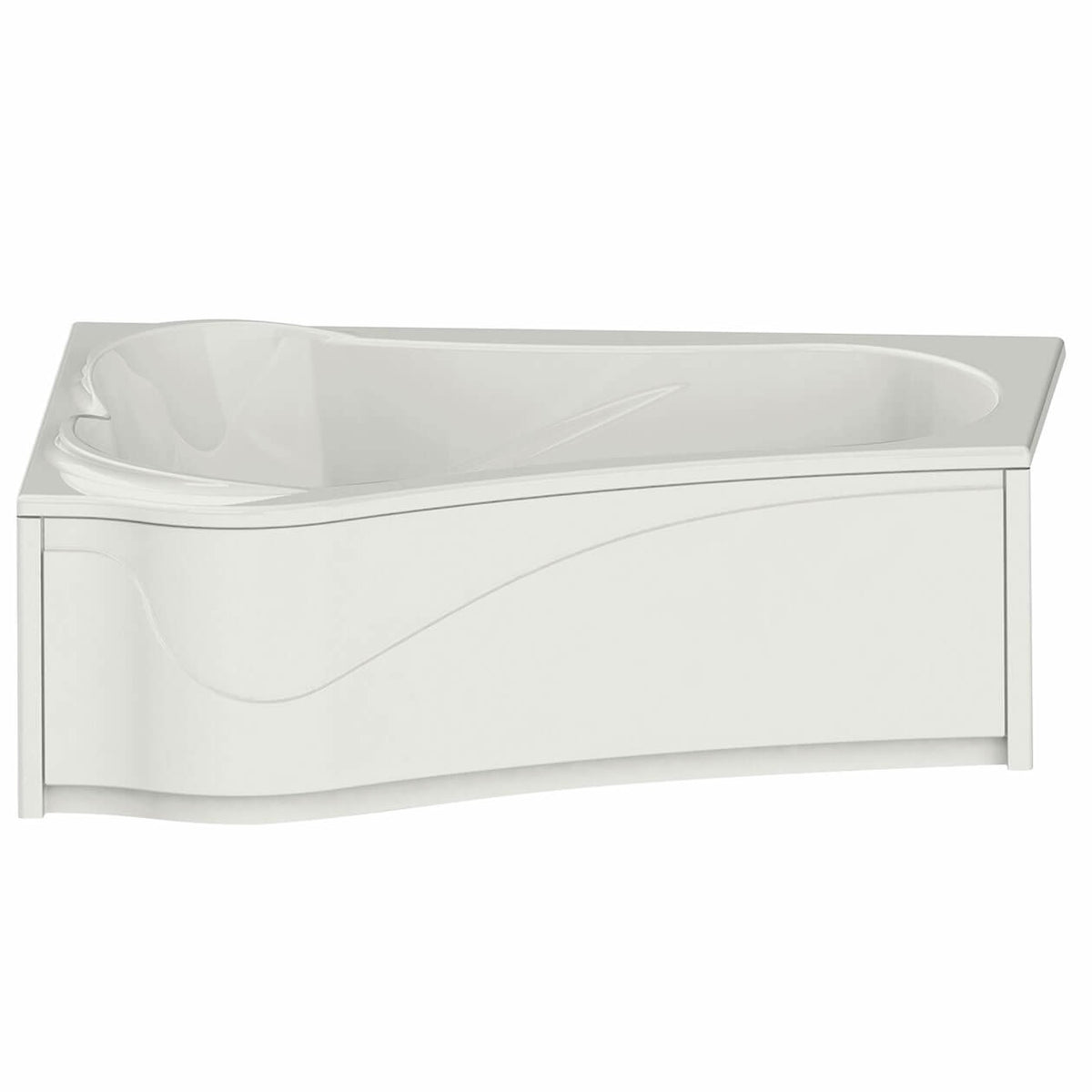 Maax Murmur 6043 ASY Acrylic Drop-in Combined & Bathtub in White - image 3