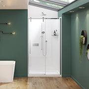 Maax Nebula 44 ½-46 ½ x 78 ¾ in 8mm Sliding Shower Door for Alcove Installation