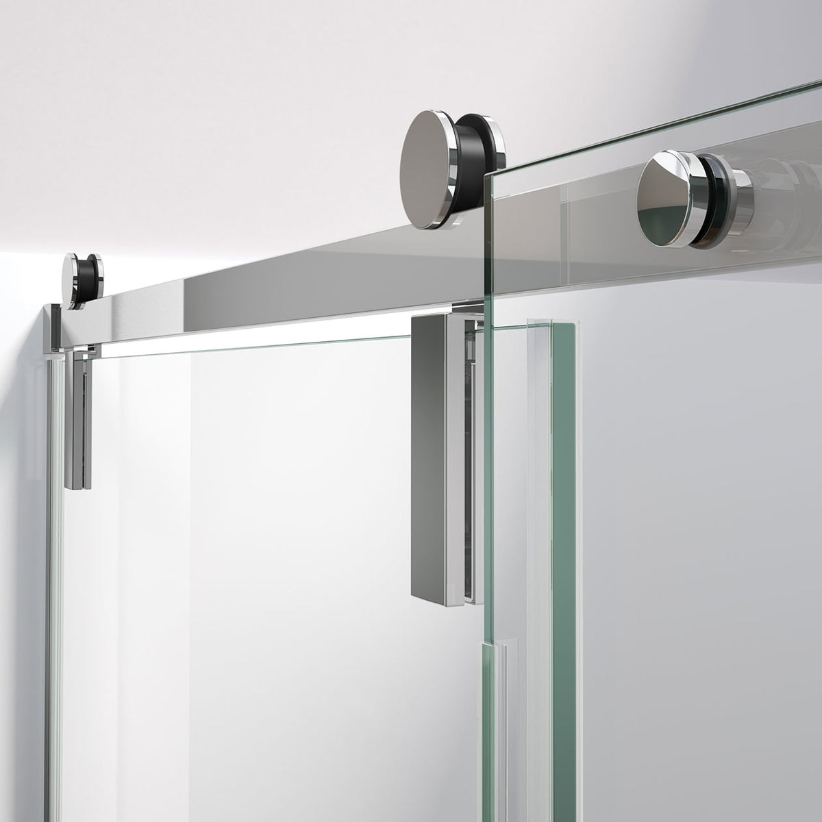 Maax Nebula 56 ½-58 ½ x 78 ¾ in 8mm Sliding Shower Door for Alcove Installation - image 2