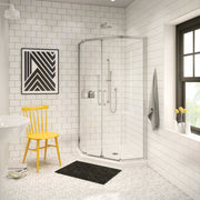 Maax Neo-Angle Base 38 3 in 38 x 38 Acrylic Corner Left or Right Shower Base with Corner Drain in White