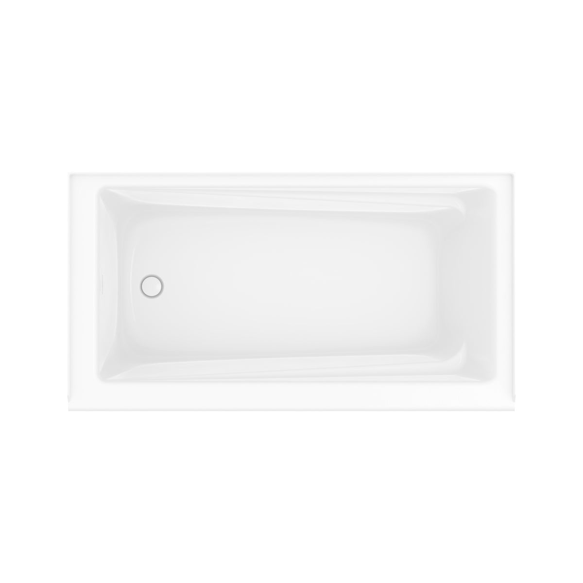 Maax New Town 6030 IFS AFR Acrylic Alcove Bathtub in White with Linear Overflow - image 3