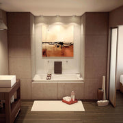 Maax New Town 6032 IF Acrylic Alcove Bathtub in White