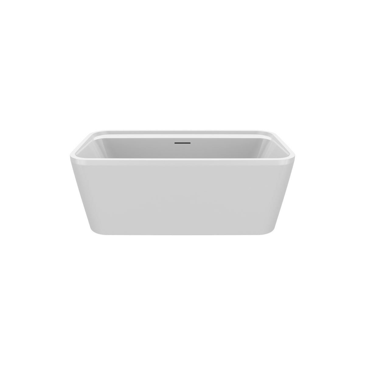 Maax Oberto 6032 Acrylic Freestanding Center Drain Bathtub in White - image 3