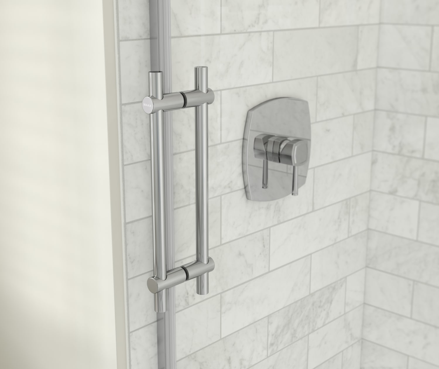 Odyssey SC 48" x 32" x 78" 8mm Sliding Shower Door for Corner Installation with Clear glass in Chrome - Plumbing Market