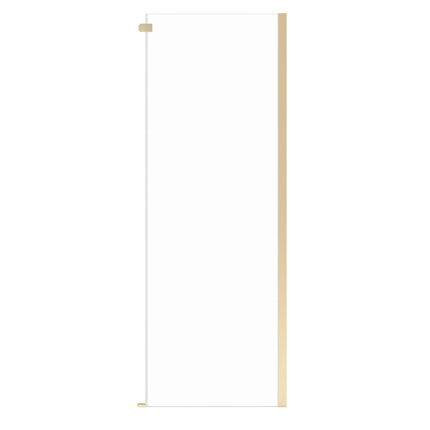 Odyssey SC Return Panel for 32 in. Base in Clear glass in Brushed Gold - Plumbing Market